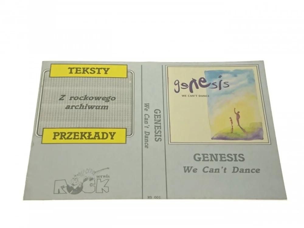 GENESIS. WE CAN'T DANCE (1992) TEKSTY PIOSENEK Nowy