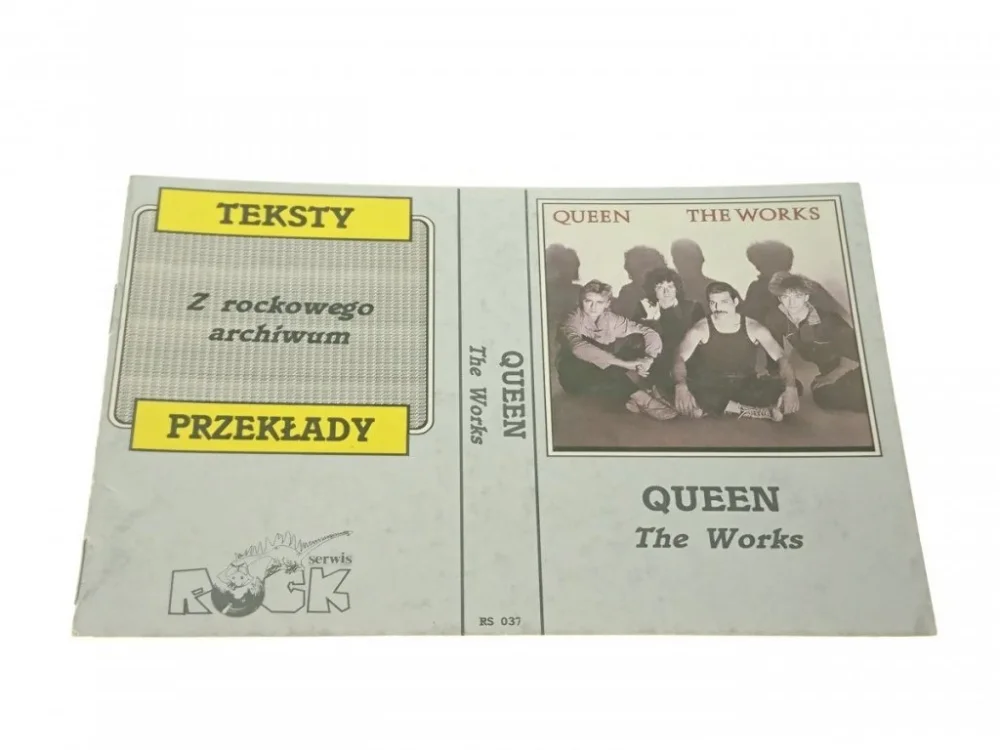 Ograniczona ilość QUEEN. THE WORKS (1992) TEKSTY PIOSENEK
