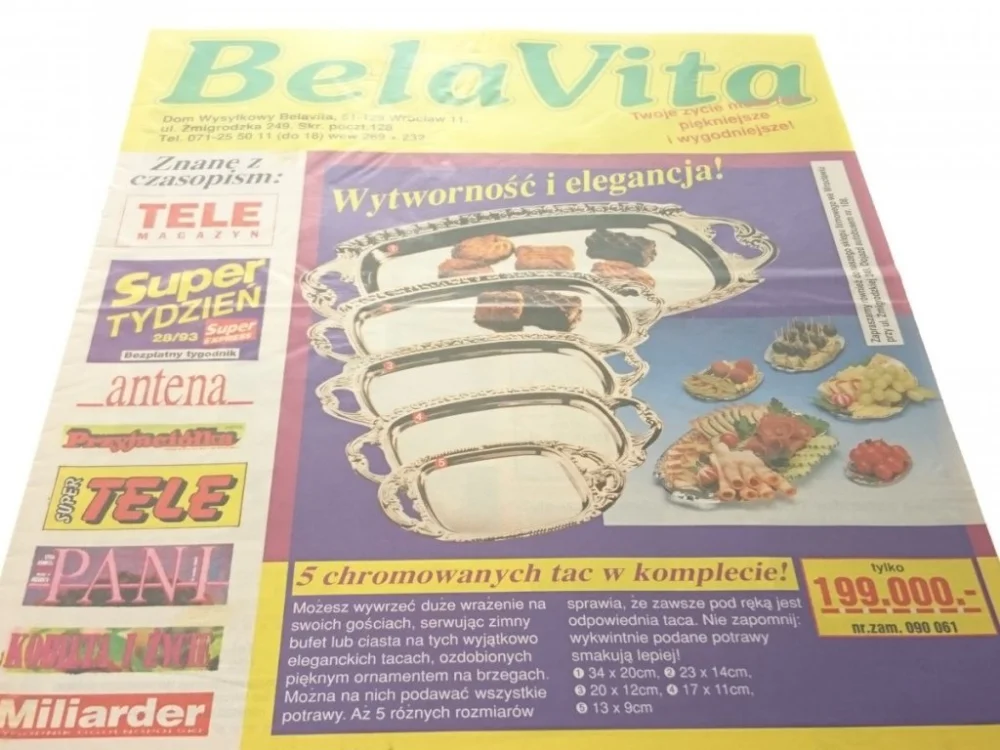 Ograniczona ilość BELA VITA (1993) KATALOG