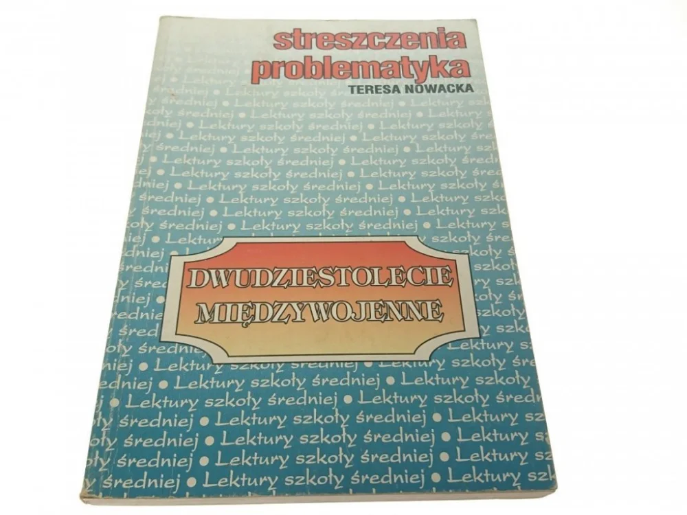 STRESZCZENIA PROBLEMATYKA. DWUDZIESTOLECIE...1996 Nie przegap