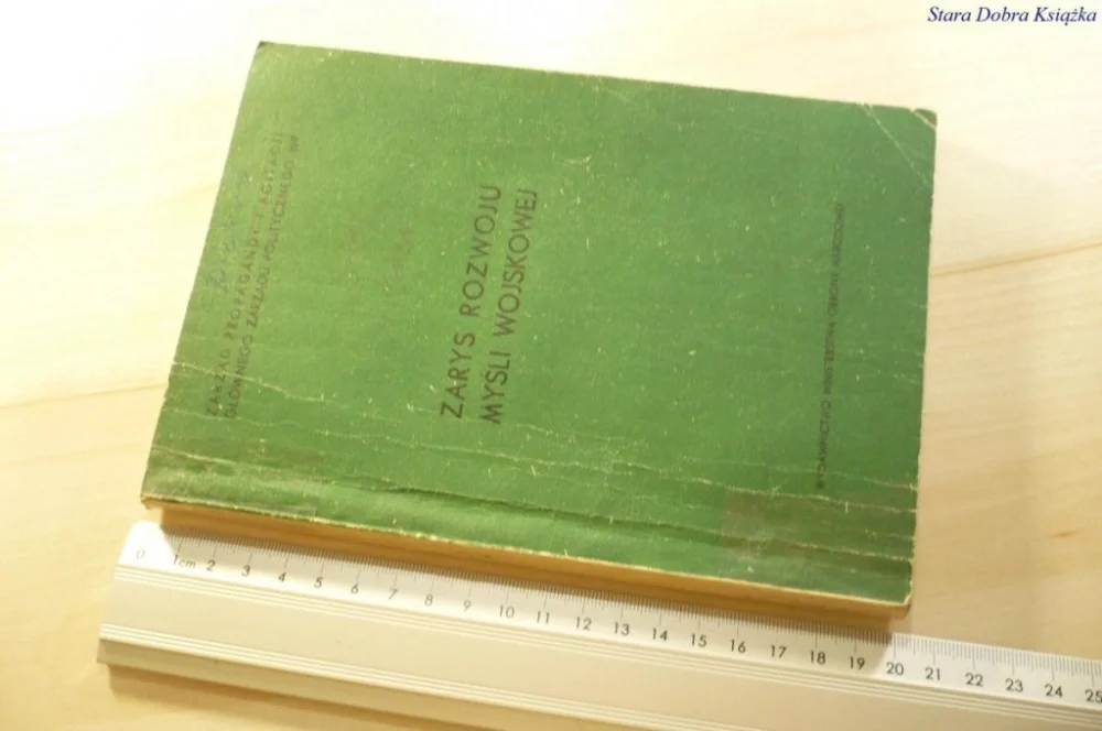 Obniżka ceny ZARYS ROZWOJU MYŚLI WOJSKOWEJ. MATERIAŁY NR.2 1968