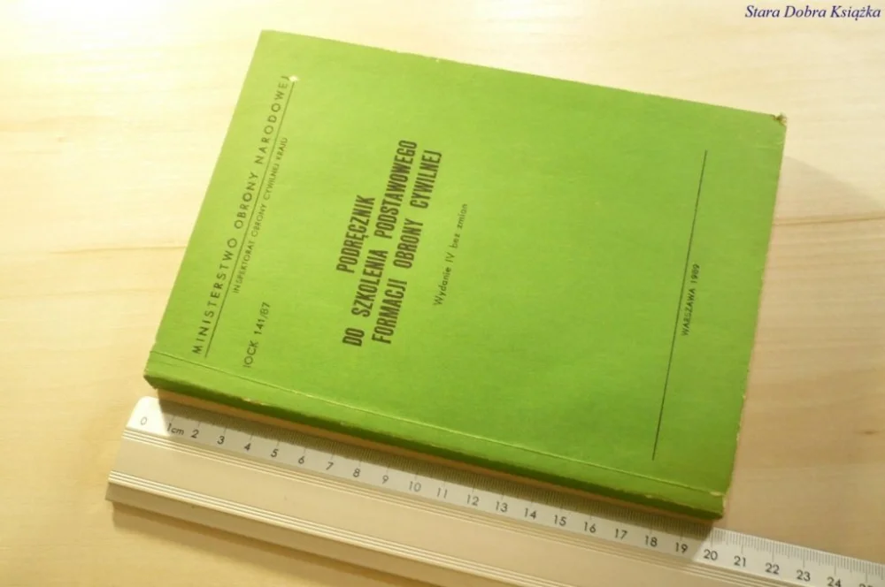 Wyprzedaż PODRĘCZNIK DO SZKOLENIA PODSTAWOWEGO FORMACJI 1989