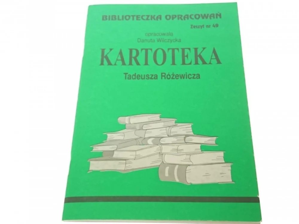 KARTOTEKA TADEUSZA RÓŻEWICZA - Wilczycka 2001 Tylko do końca tygodnia