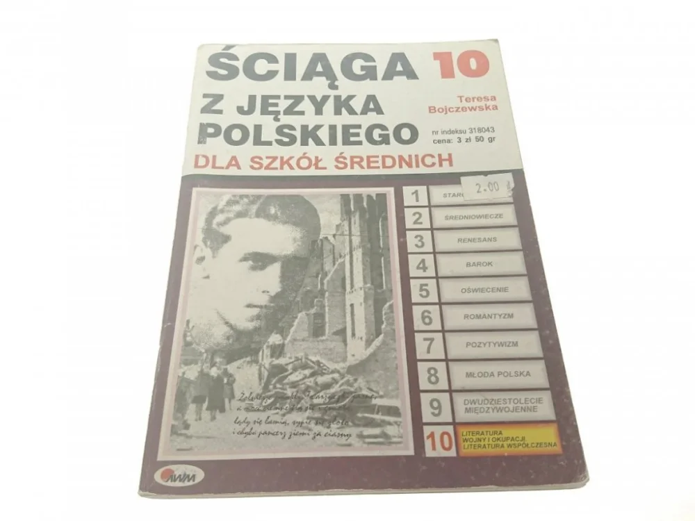 Dostępne od ręki ŚCIĄGA Z JĘZYKA POLSKIEGO 10 - Bojczewska 1998