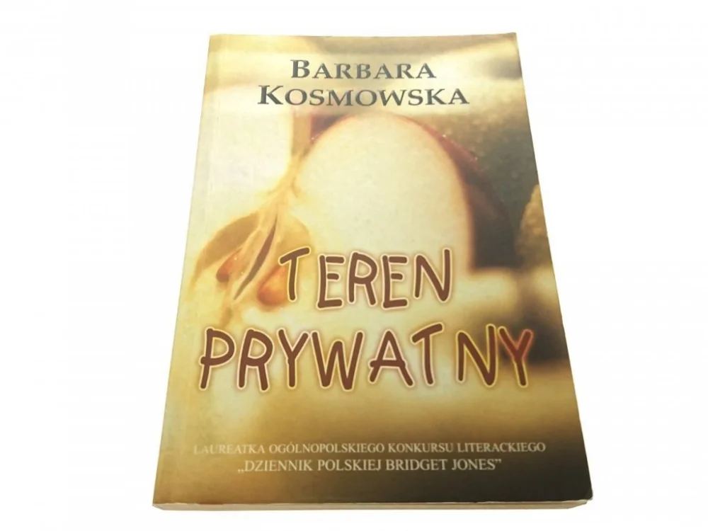Cena promocyjna TEREN PRYWATNY - Barbara Kosmowska 2002