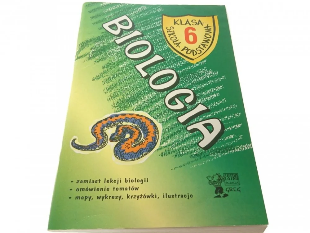 BIOLOGIA KLASA 6 SZKOŁA PODSTAWOWA - Urbanik 1999 Obniżka ceny