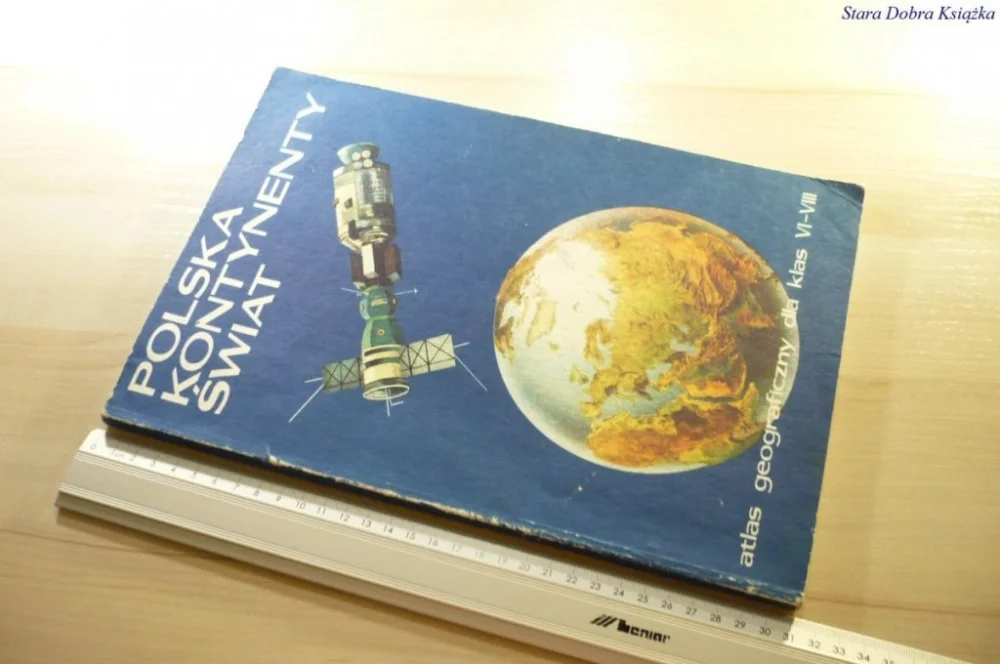 POLSKA KONTYNENTY ŚWIAT. ATLAS GEOGRAFICZNY 1988 Kup teraz
