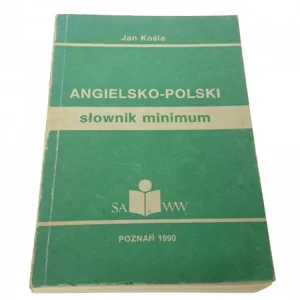 ANGIELSKO-POLSKI SŁOWNIK MINIMUM - Jan Kośla 1990 Taniej