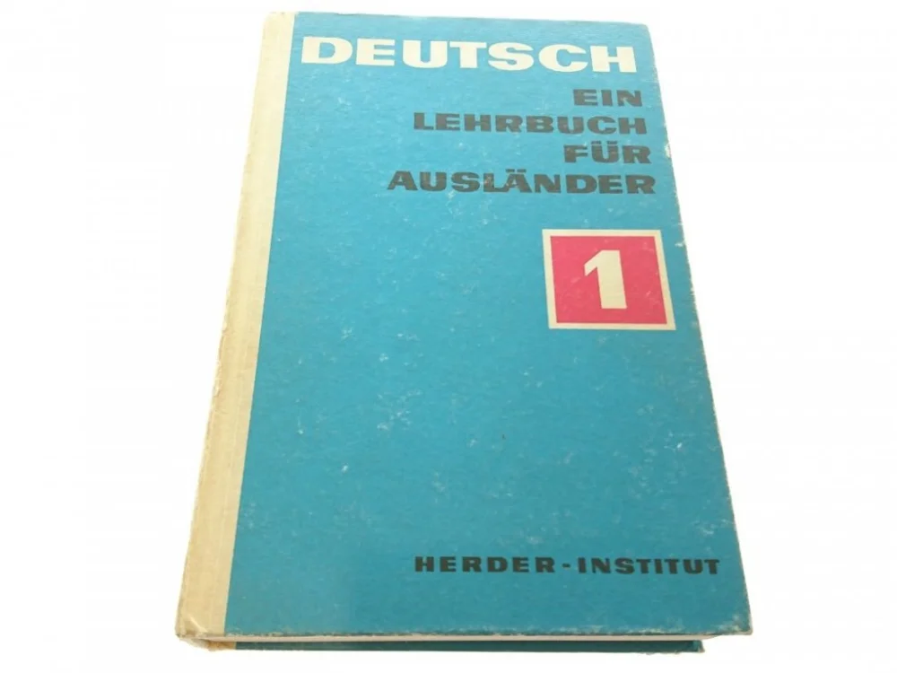 DEUTSCH EIN LEHRBUCH FUR AUSLANDER TEIL 1 1971 Hit sprzedaży