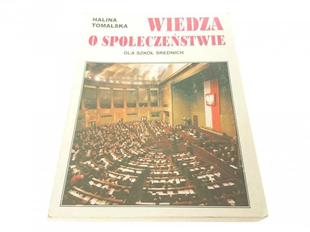 Zniżka WIEDZA O SPOŁECZEŃSTWIE - Halina Tomalska 1996