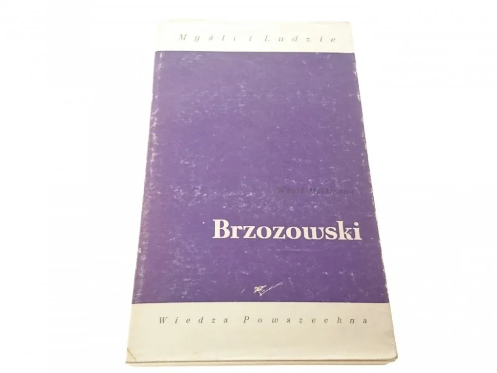 Tani MYŚLI I LUDZIE. BRZOZOWSKIWitold Mackiewicz 1983
