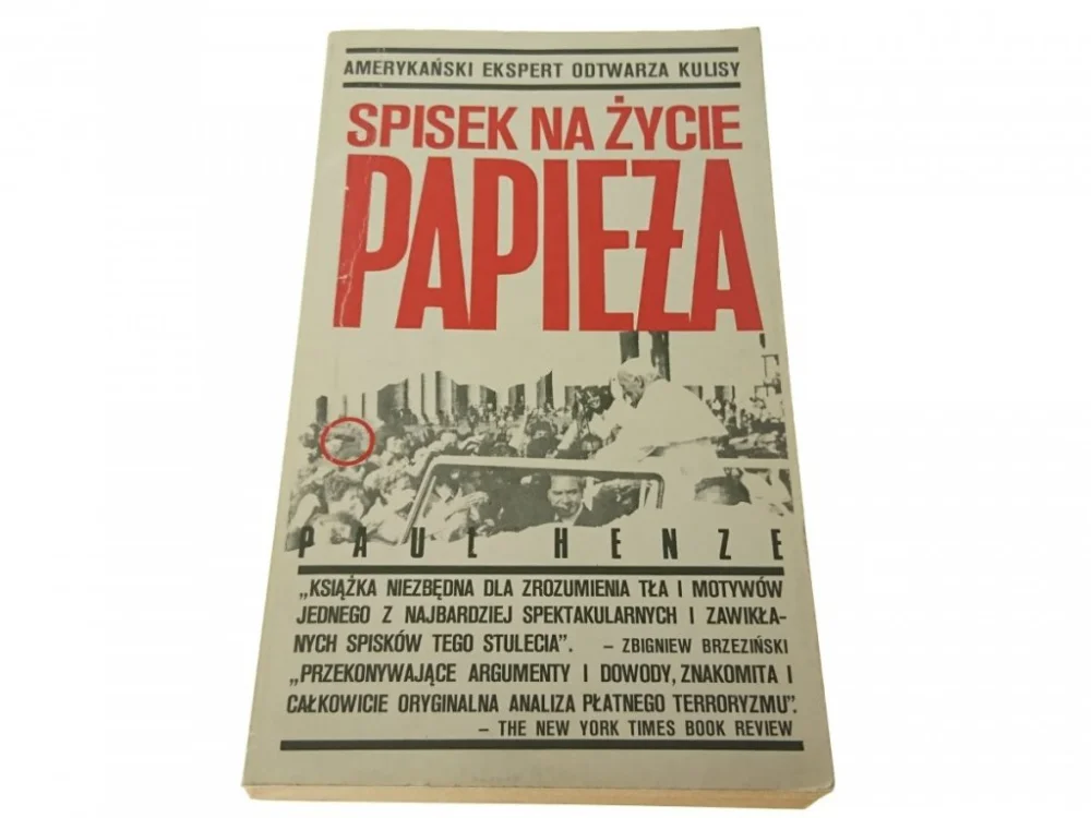 SPISEK NA ŻYCIE PAPIEŻA - Paul Henze 1991 Bezpieczna płatność