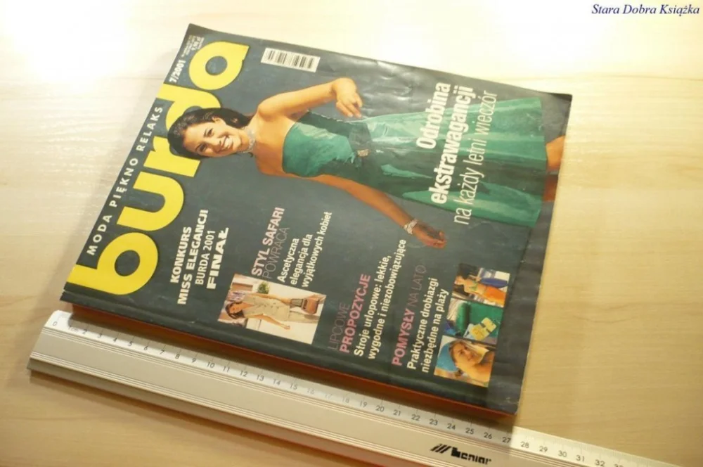 BURDA 7/2001 ODROBINA EKSTRAWAGANCJI NA KAŻDY Oferta limitowana