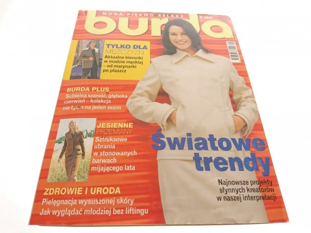 BURDA 9/2001 ŚWIATOWE TRENDY Bezpieczna płatność