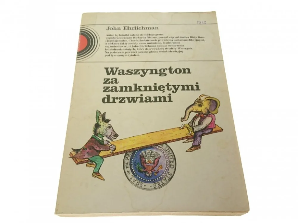 Taniej WASZYNGTON ZA ZAMKNIĘTYMI DRZWIAMI Ehrlichman 1987