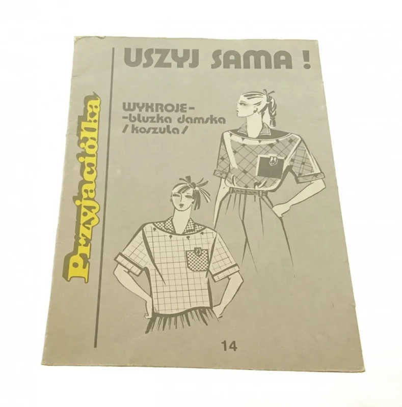 USZYJ SAMA! 14 WYKROJE - BLUZKA DAMSKA / KOSZULA Rabat