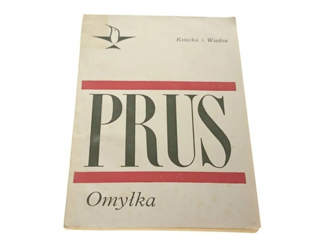 Cena promocyjna OMYŁKA - Bolesław Prus 1968