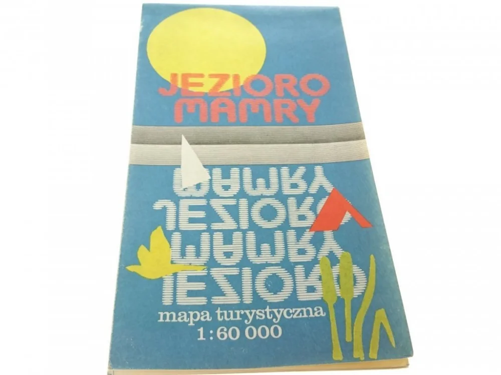 JEZIORO MAMRY 1: 60 000 MAPA TURYSTYCZNA 1983 Popularny