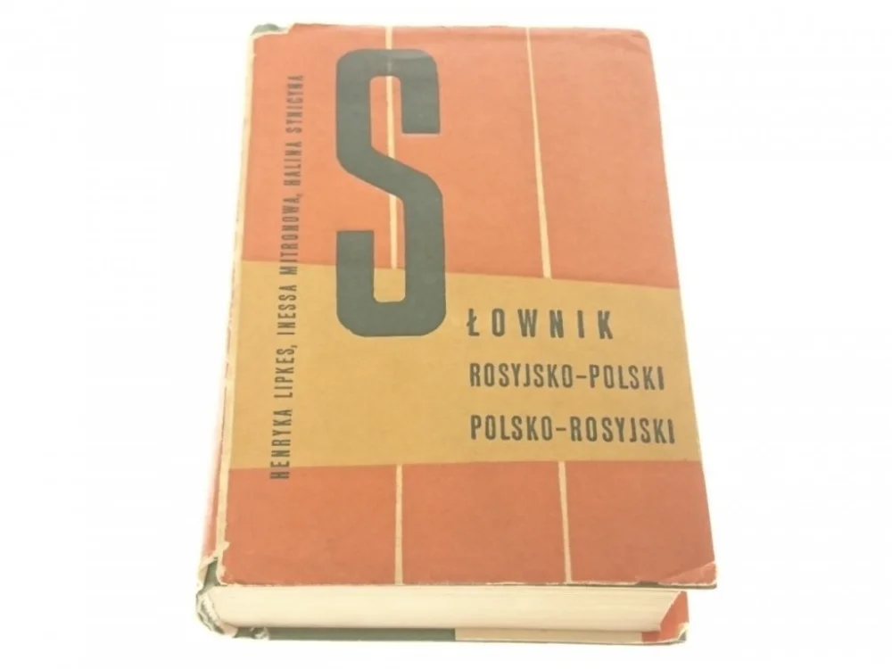 Obniżka ceny SŁOWNIK ROSYJSKO-POLSKI POLSKO-ROSYJSKI 1962