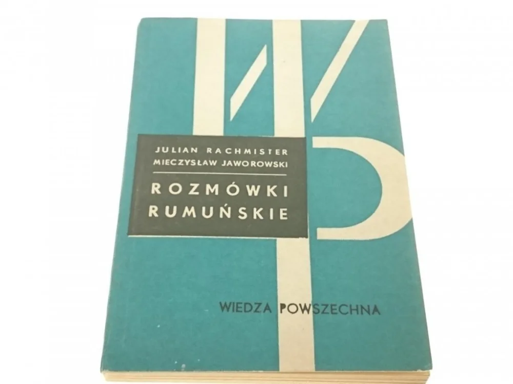 Łatwy zwrot ROZMÓWKI RUMUŃSKIE - Julian Rachmister 1975
