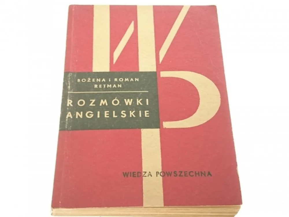 Zniżka ROZMÓWKI ANGIELSKIE - Bożena i Roman Retman 1967