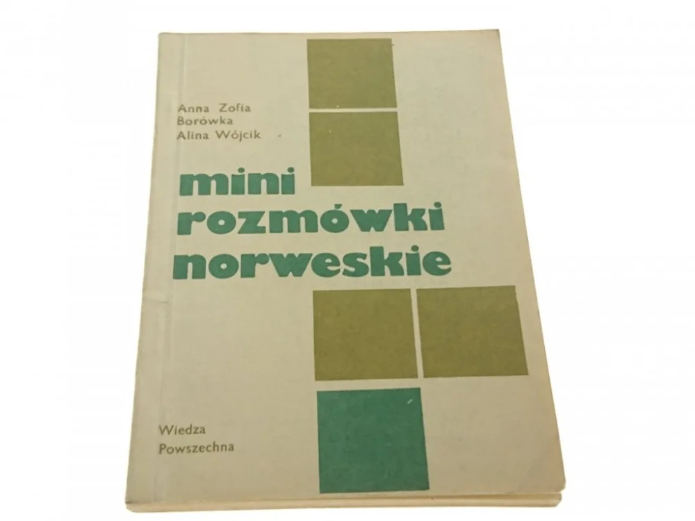 MINI ROZMÓWKI NORWESKIE - Anna Zofia Borówka 1987 Sprawdź teraz