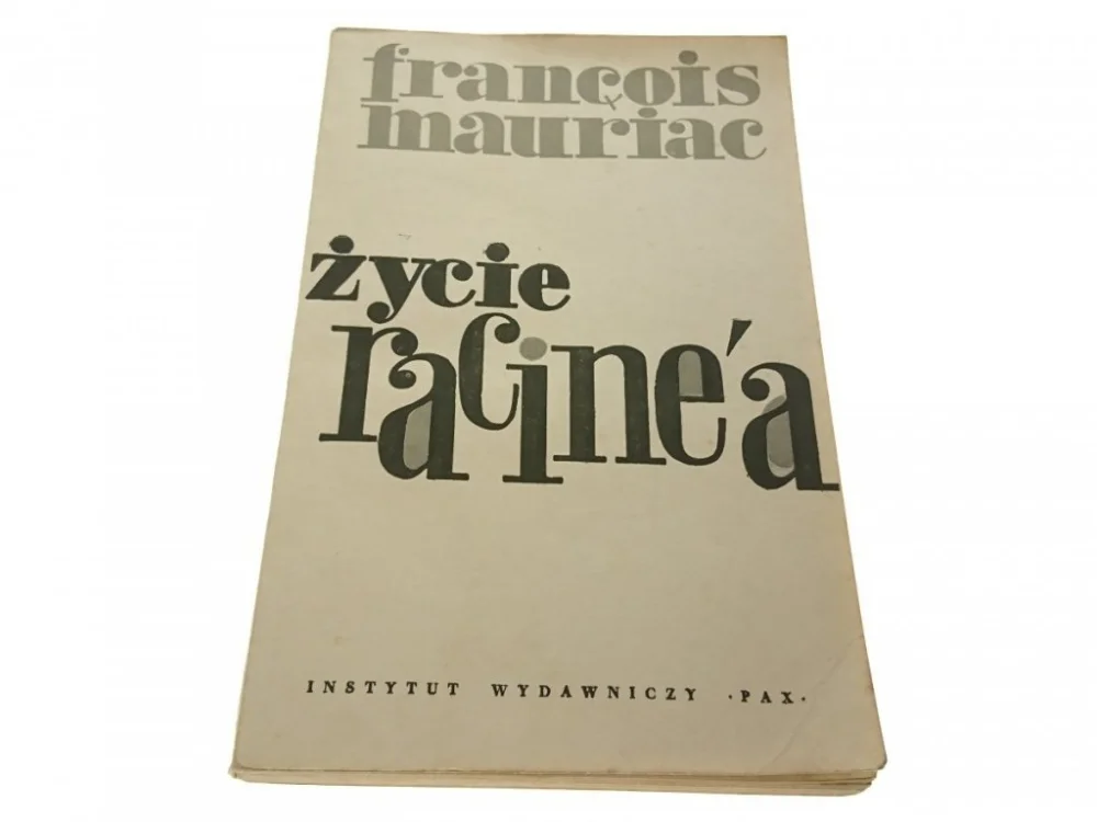 ŻYCIE RACINE'A - Francois Mauriac 1959 Szybka wysyłka