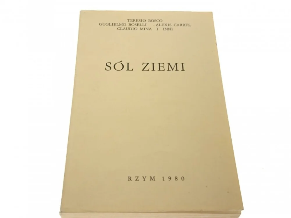 Zamów dziś SÓL ZIEMI - Teresio Bosco