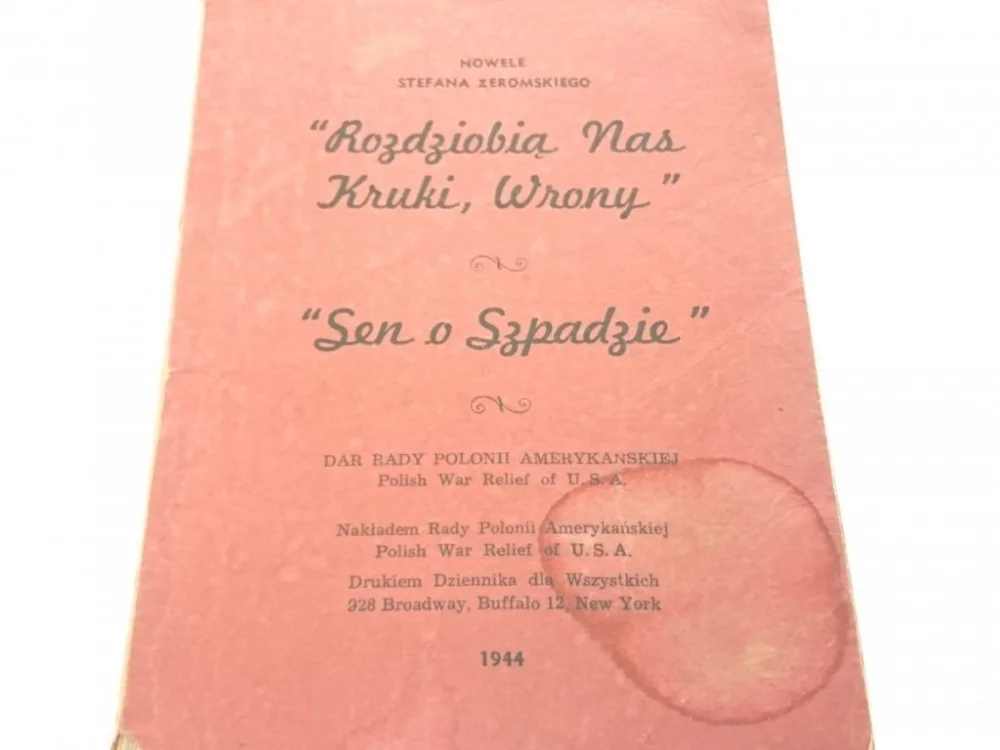 'ROZDZIOBIĄ NAS KRUKI WRONY' 'SEN O SZPADZIE' 1944 Do wyczerpania zapasów