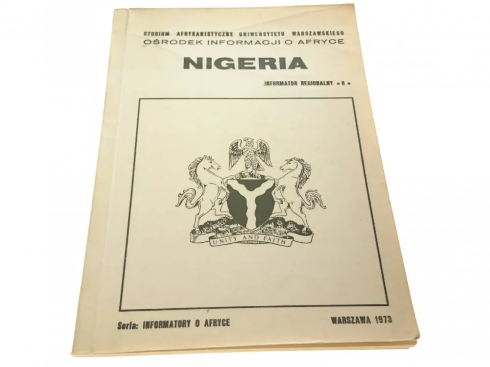 Najlepsza cena NIGERIA. INFORMATOR REGIONALNY 1973
