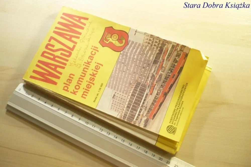 WARSZAWA. PLAN KOMUNIKACJI MIEJSKIEJ 1988 Darmowy zwrot