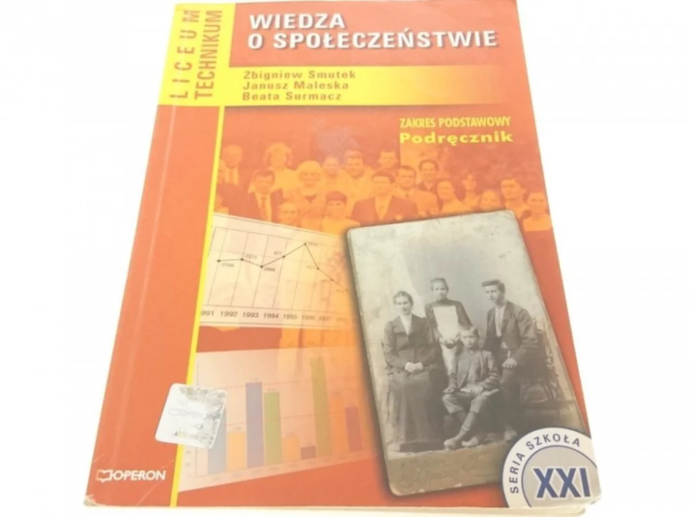 Łatwy zwrot WIEDZA O SPOŁECZEŃSTWIE. PODRĘCZNIK - Smutek 2006