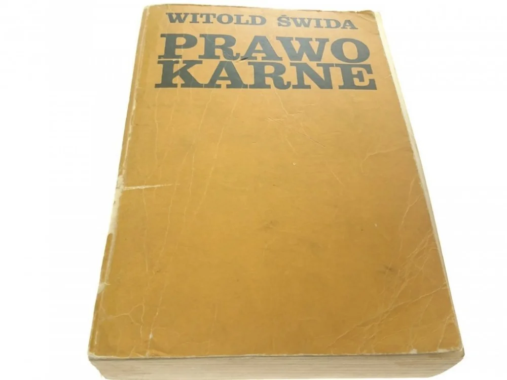 Super okazja PRAWO KARNE - Witold Świda 1978