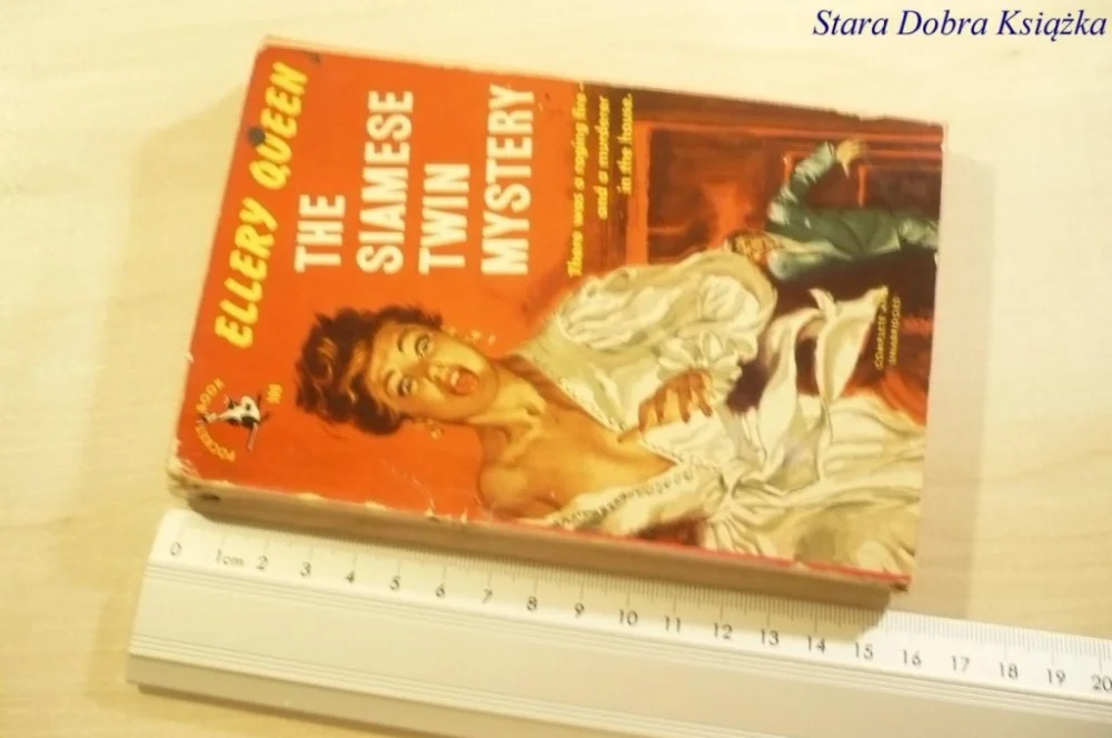 THE SIAMESE TWIN MYSTERY - Ellery Queen 1950 Łatwy zwrot