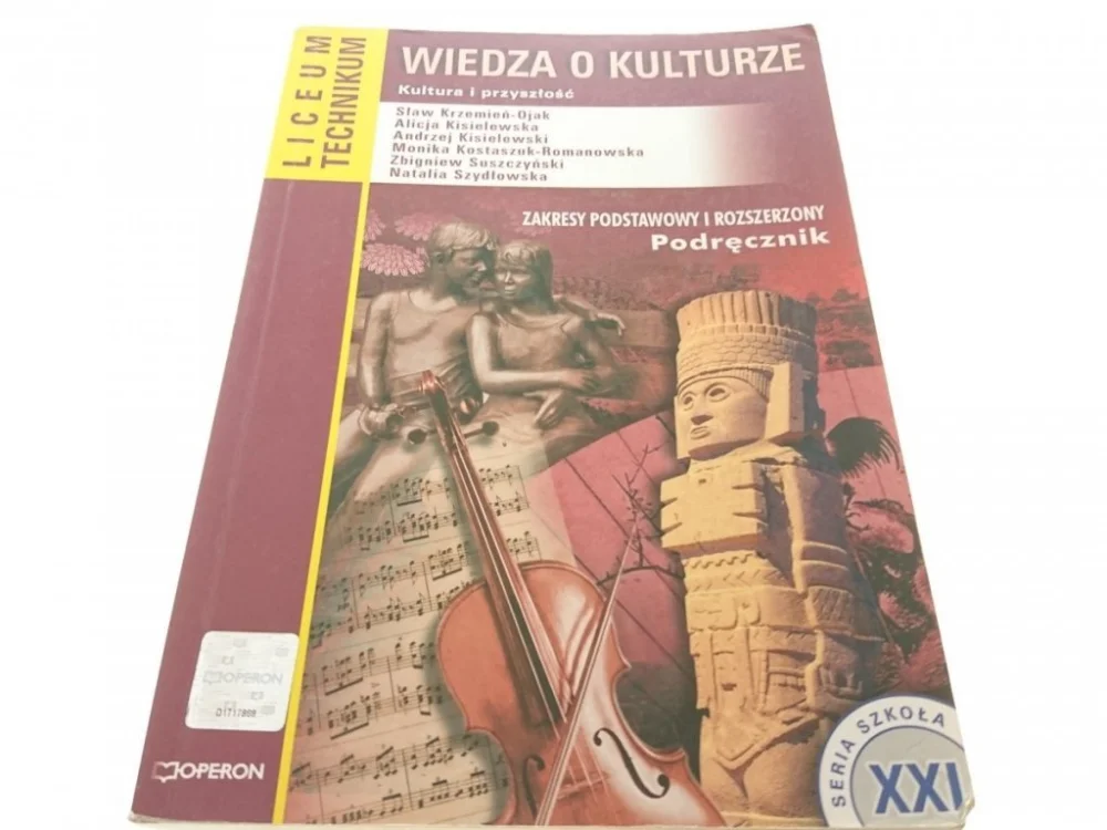 Nowość WIEDZA O KULTURZE. PODRĘCZNIK - Krzemień-Ojak 2008