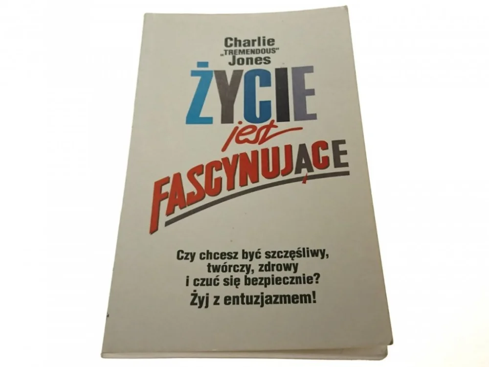 ŻYCIE JEST FASCYNUJĄCE - Charlie Jones 1993 Niska cena