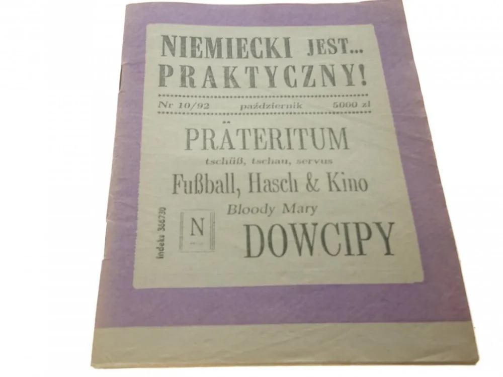 NIEMIECKI JEST... PRAKTYCZNY! NR 10/92 PAŹDZIERNIK Nowość