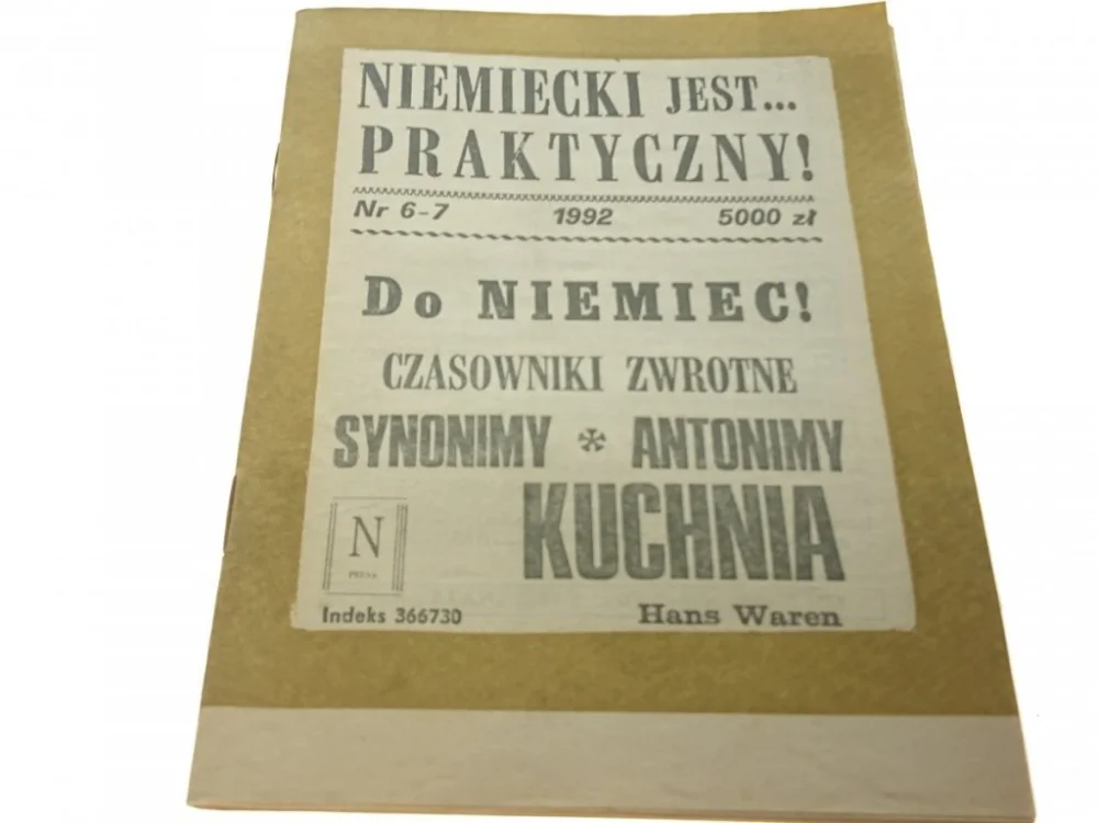 NIEMIECKI JEST... PRAKTYCZNY! NR 6-7 1992 Okazja