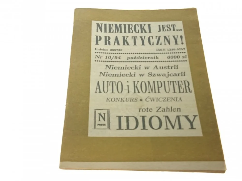NIEMIECKI JEST... PRAKTYCZNY! NR 10/94 PAŹDZIERNIK Wyprzedaż