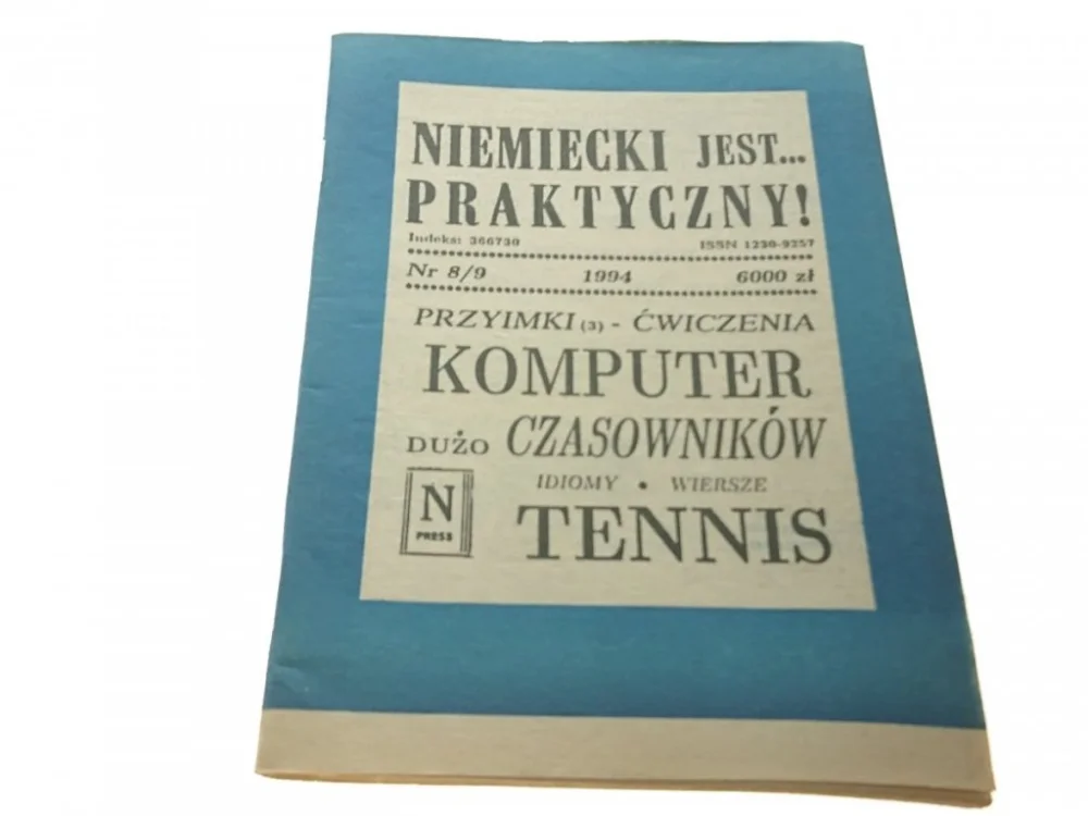 Promocja NIEMIECKI JEST... PRAKTYCZNY! NR 8/9 1994 PRZYIMKI