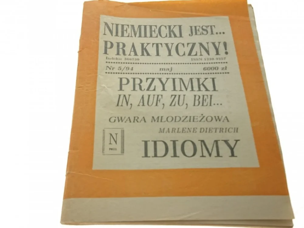 NIEMIECKI JEST... PRAKTYCZNY! NR 5/94 MAJ PRZYIMKI Taniej