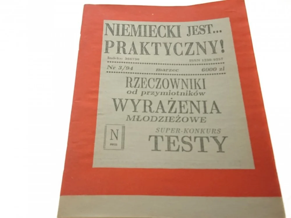 Kup teraz NIEMIECKI JEST... PRAKTYCZNY! NR 3/94 MARZEC