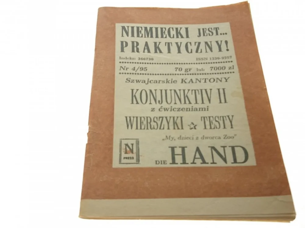 NIEMIECKI JEST... PRAKTYCZNY! NR 4/95 Szybka wysyłka