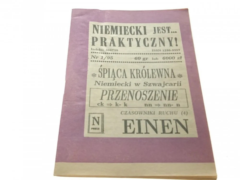 Hit sprzedaży NIEMIECKI JEST... PRAKTYCZNY! NR 1/95