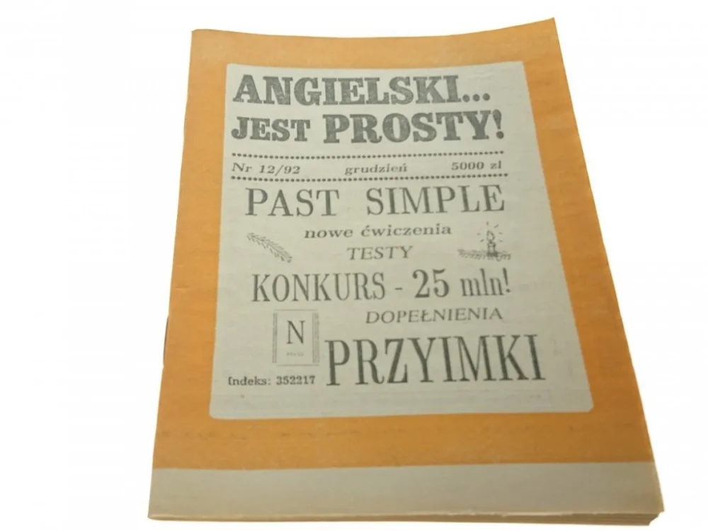 Hit cenowy ANGIELSKI... JEST PROSTY! NR 12/92 GRUDZIEŃ
