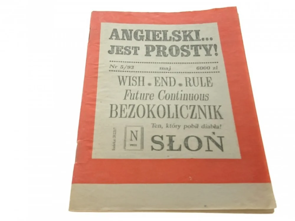 ANGIELSKI... JEST PROSTY! NR 5/93 MAJ Szybka dostawa