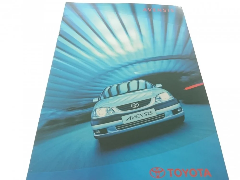 TOYOTA AVENSIS. ROZKŁADANA BROSZURA Szybka dostawa
