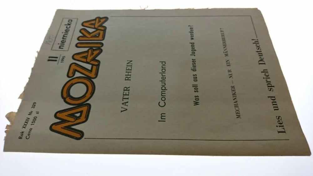 MOZAIKA NR 6 1990 (326) NIEMIECKA. VATER RHEIN Nie przegap