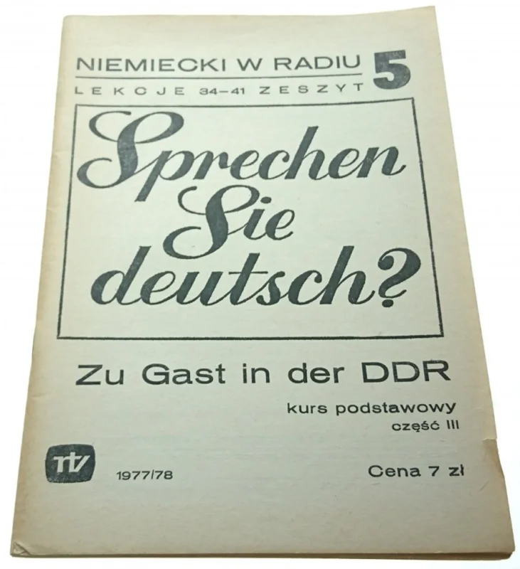 Premium NIEMIECKI W RADIU. LEKCJE 34-41 ZESZYT NR 5 1977