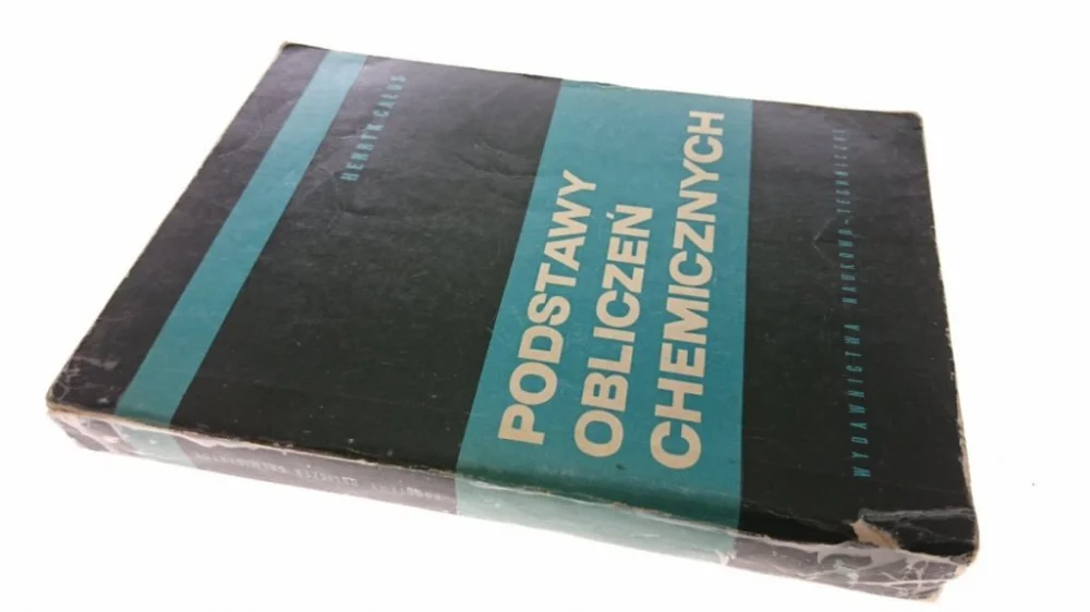 Bestseller PODSTAWY OBLICZEŃ CHEMICZNYCH - Henryk Całus 1968